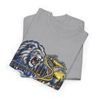 Detroit Michigan Lion Cityscape Graphic T-Shirt