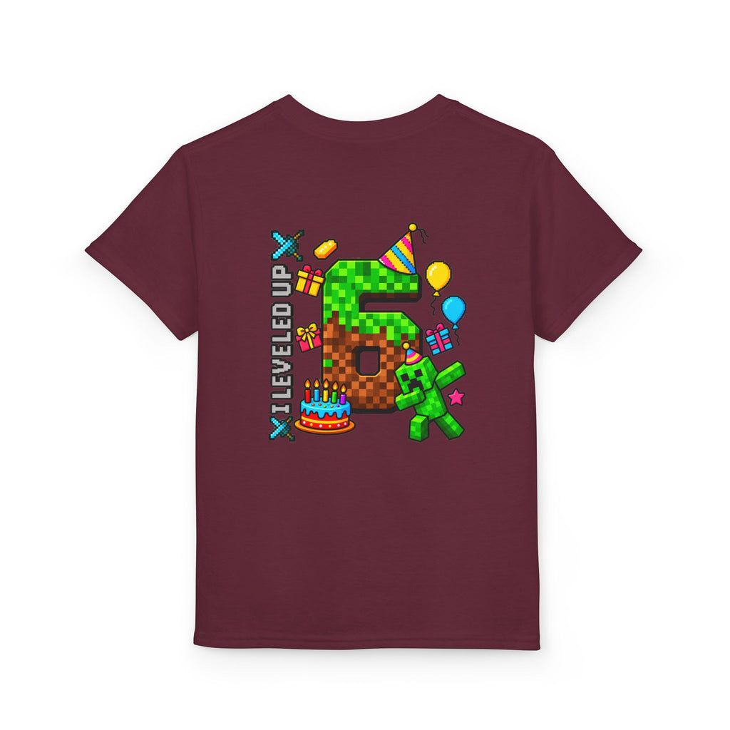 Bruh It’s My Birthday Youth T-Shirt – Pixel Gaming Birthday Shirt