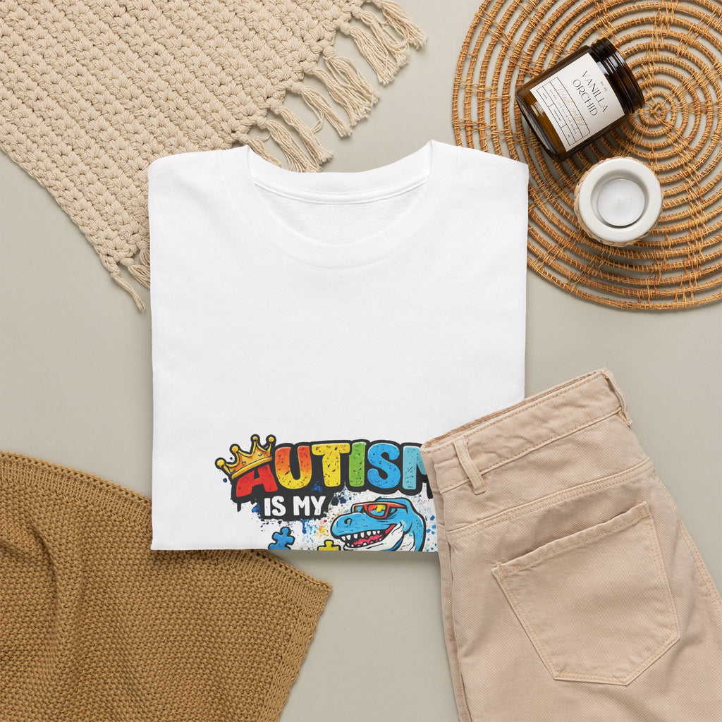 Autism Is My Superpower T-Shirt | Puzzle Piece Shark Design