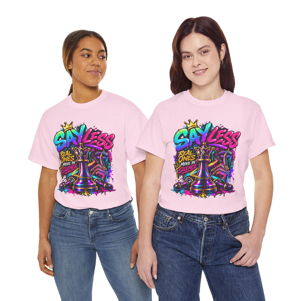 Say Less Chess King Tee | Graffiti Chess Piece Streetwear