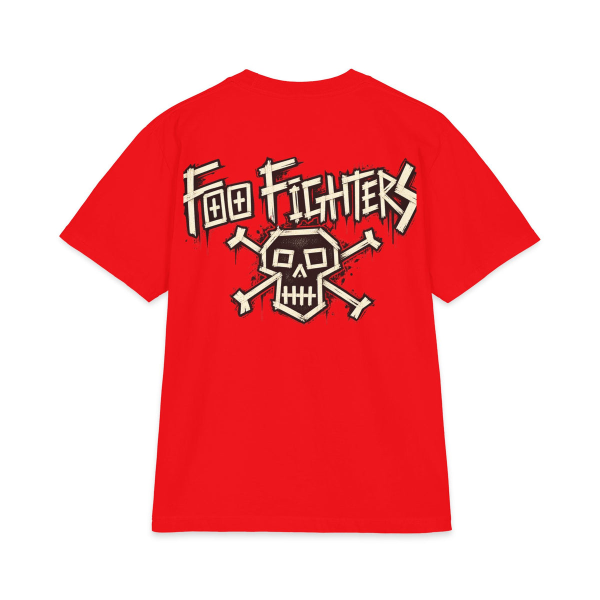 Foo Fighters band logo tee | Rock skull graphic T-Shirt