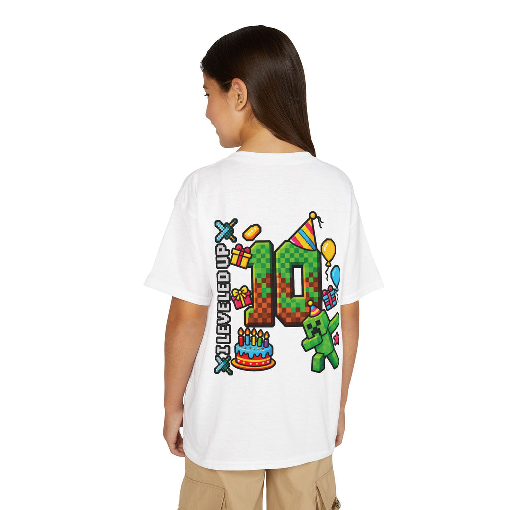 Minecraft-Inspired “Bruh, It’s My Birthday” Youth T-Shirt
