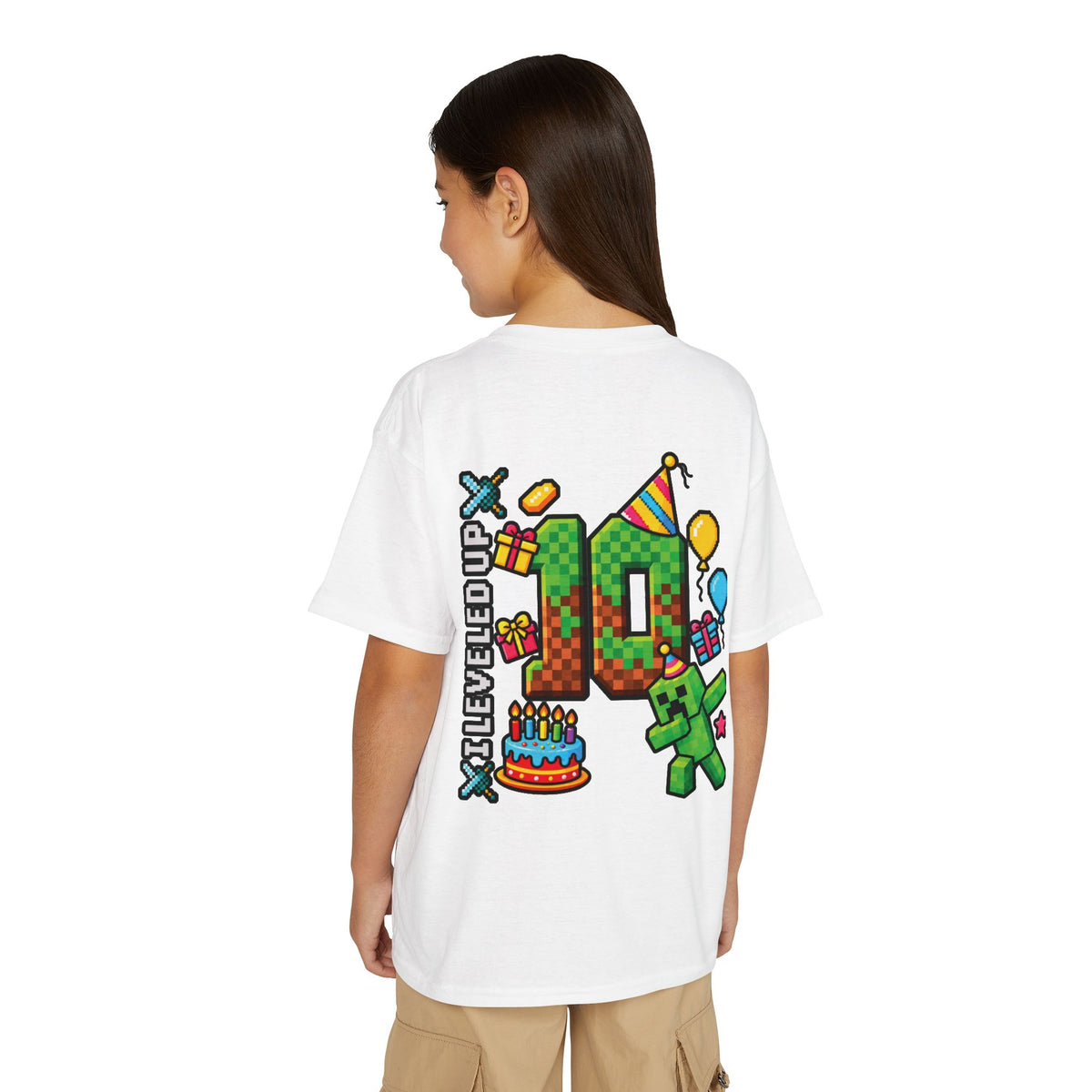 Minecraft-Inspired “Bruh, It’s My Birthday” Youth T-Shirt