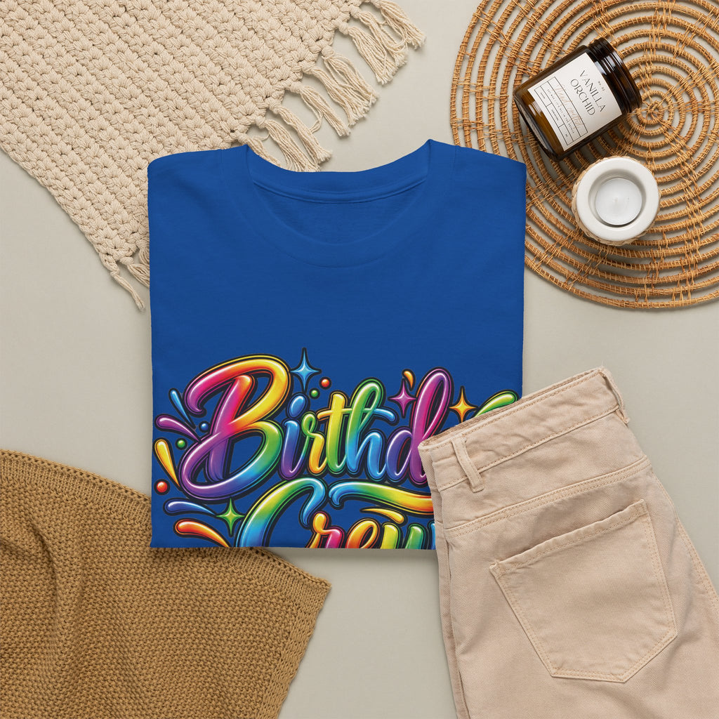 Birthday Crew Colorful Celebration T-Shirt