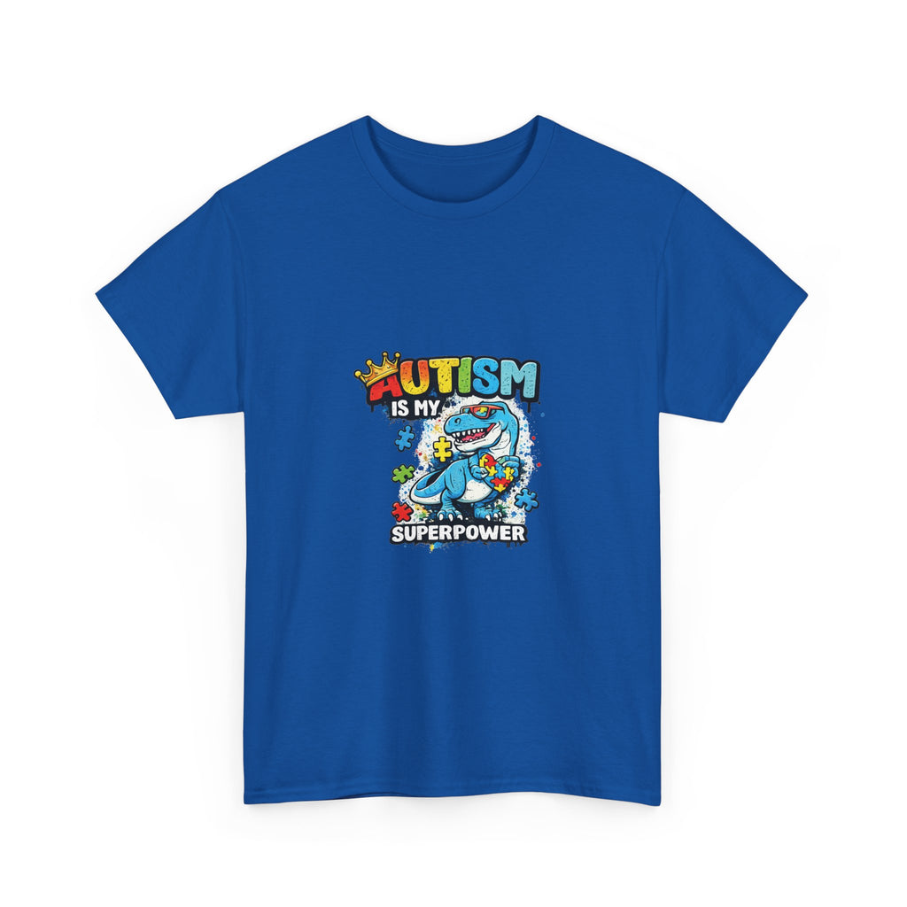 Autism Is My Superpower T-Shirt | Puzzle Piece Shark Design
