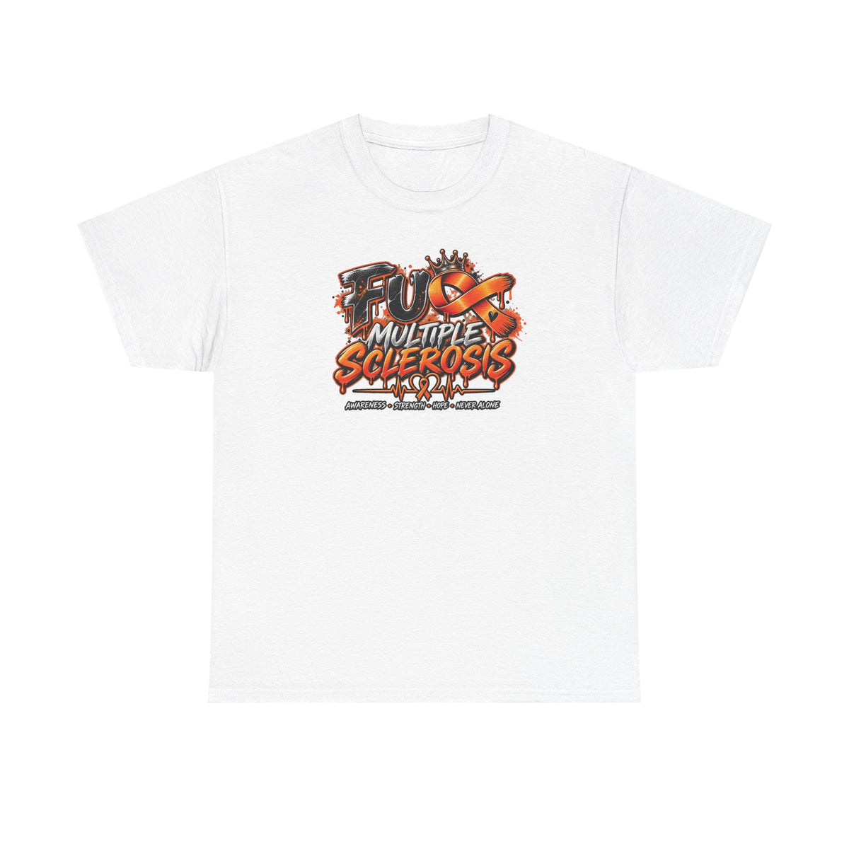 Fight Multiple Sclerosis T-Shirt | MS Awareness Ribbon, Neurology Support