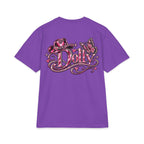Retro Pink Dolly Portrait T-Shirt | Country Cowgirl Graphic Tee