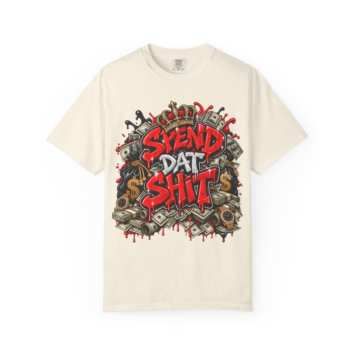 Spend Dat Shit T-shirt | Graffiti Money Street Art Tee