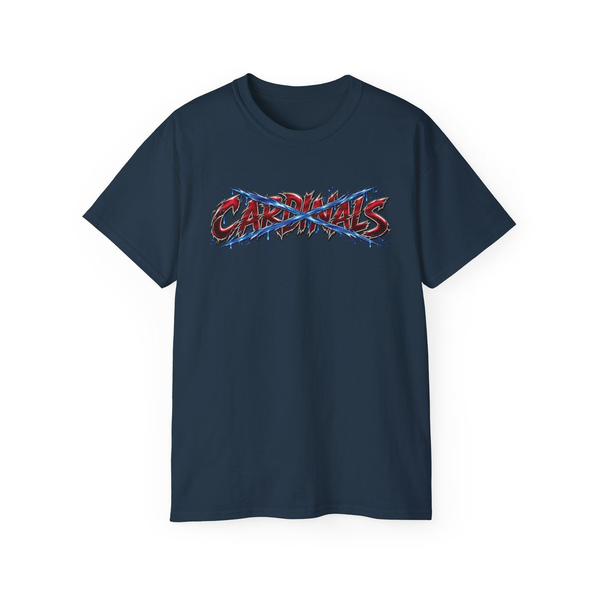 Detroit vs Arizona Rivalry Graphic Tee | Lions vs Cardinals Illustration, Bold Lettering