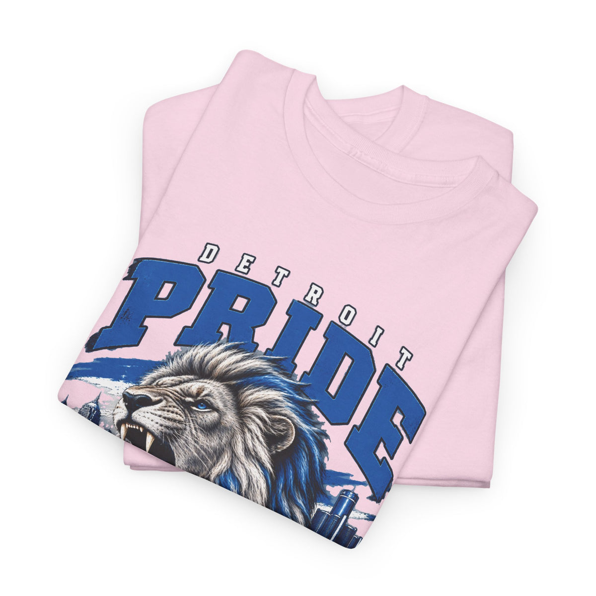 Detroit Pride Comes Before the Fall Lion Graphic T-Shirt