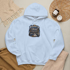 Raised On hip hop Hoodie | Vintage Guitar Skull Band Design