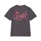 Retro Pink Dolly Portrait T-Shirt | Country Cowgirl Graphic Tee