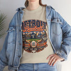 Detroit Baseball Tee | Motor City 313 Vintage Baseball Design
