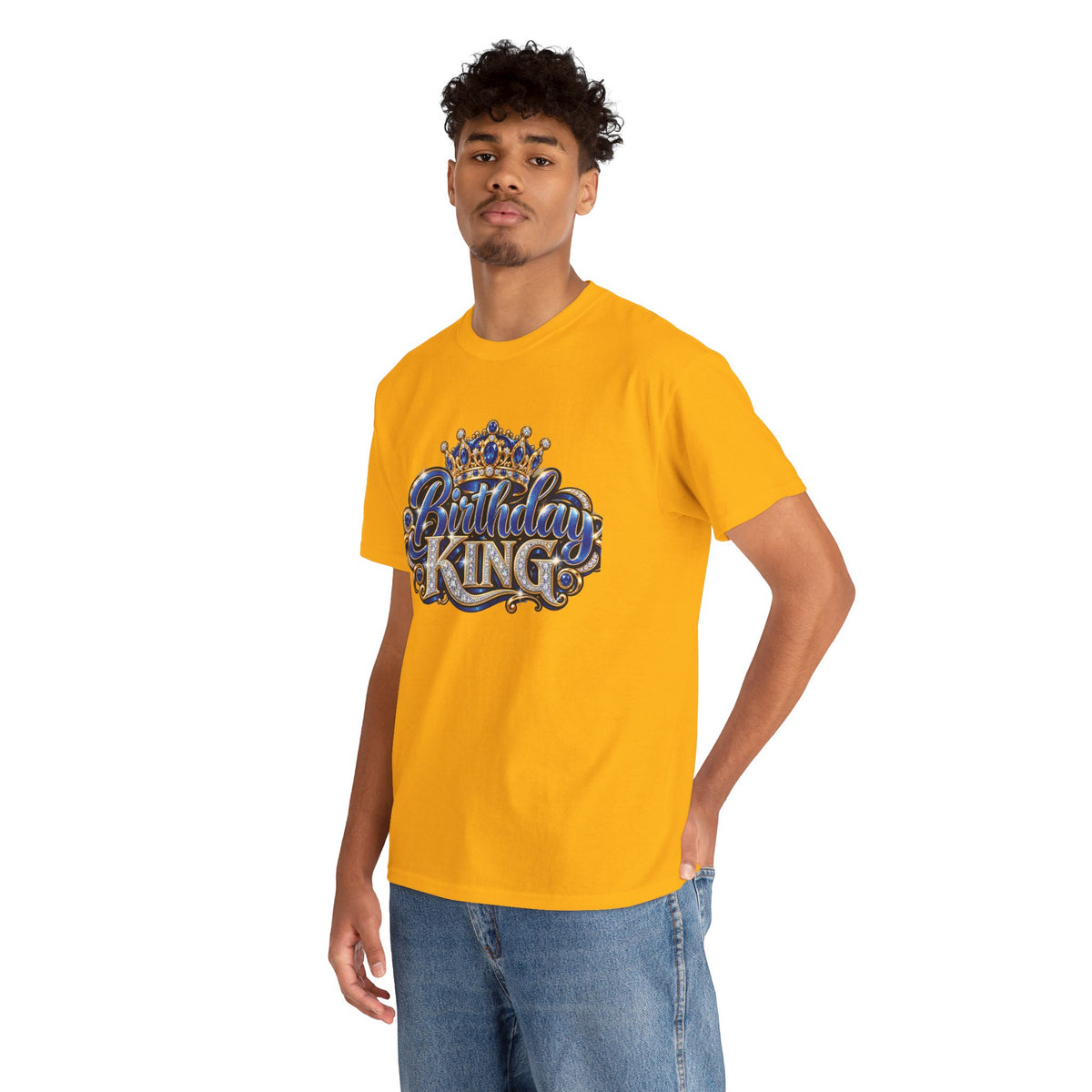 Birthday King Crown Graphic T-Shirt