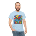 Different Is Beautiful Autism Puzzle Heart T-Shirt | Neurodiversity Awareness Tee
