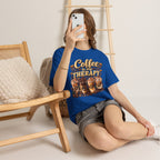 Coffee Is My Therapy T-Shirt | Coffee Cups Illustration, Cozy Beverage Tee