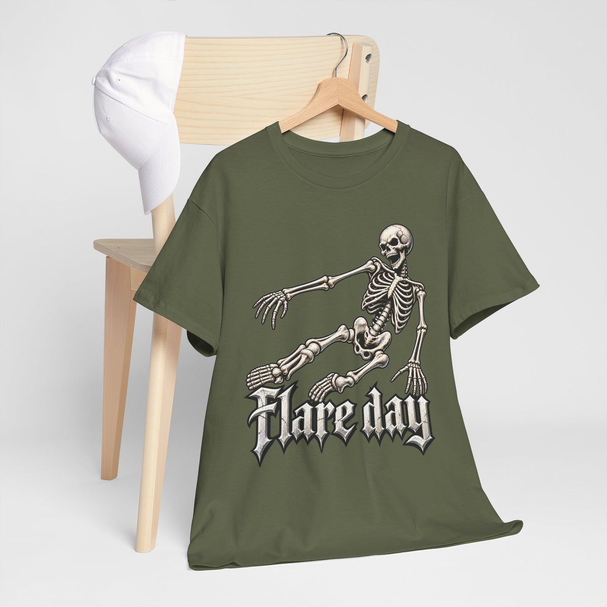 Fair Day Multiple Sclerosis Awareness Skeleton Tee | Skate Skull Graphic T-Shirt