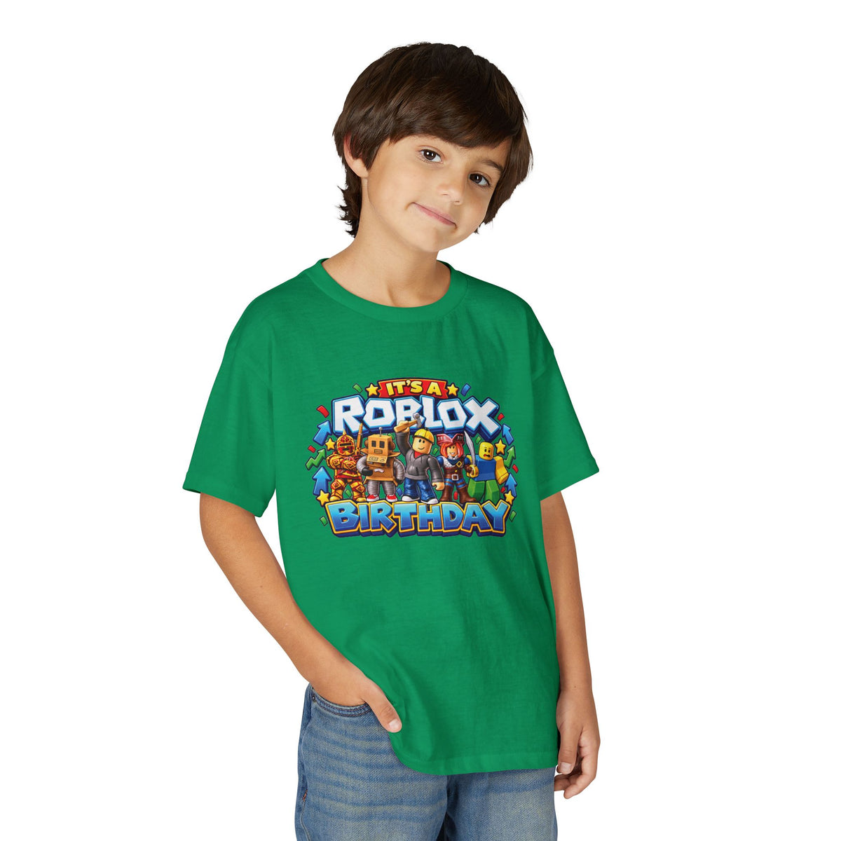 Roblox Birthday Youth T-Shirt – Leveling Up to 8 Gamer Birthday Shirt