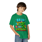 Bruh It’s My Birthday Youth T-Shirt – Pixel Gaming Birthday Shirt