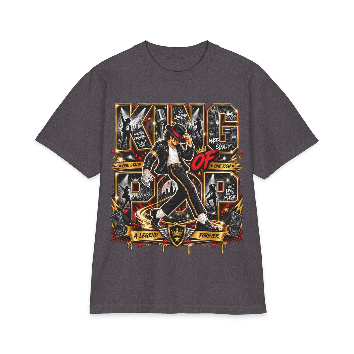 King of Pop T-Shirt | Michael Jackson Tribute Graphic Tee