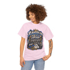 Raised On Old School Hip Hop T-Shirt | Retro Boombox Sneakers Crown Design