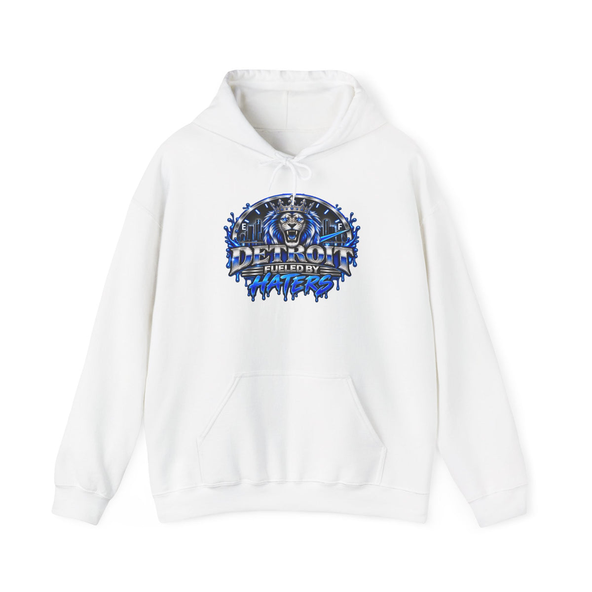 Detroit Graffiti Lion Hoodie | Detroit Drip Streetwear Sweatshirt