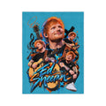 Ed Sheeran collage Velveteen Blanket | Musician portrait, guitar artwork