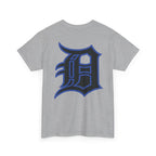 Detroit Basketball Lion Graphic Tee | Motor City D Old English Logo
