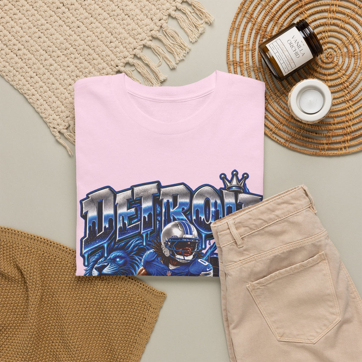 Detroit Football Player Graphic Tee | Blink And He's Gone, Lions Tribute