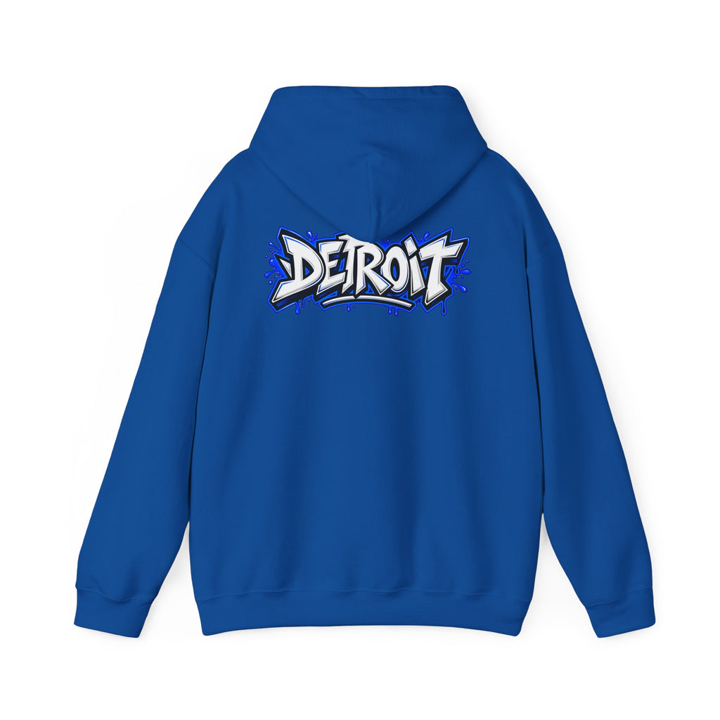 Detroit Graffiti Lion Hoodie | Detroit Drip Streetwear Sweatshirt