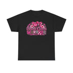 Breast Cancer Ribbon Floral Tee | Awareness Pink Ribbon Shirt