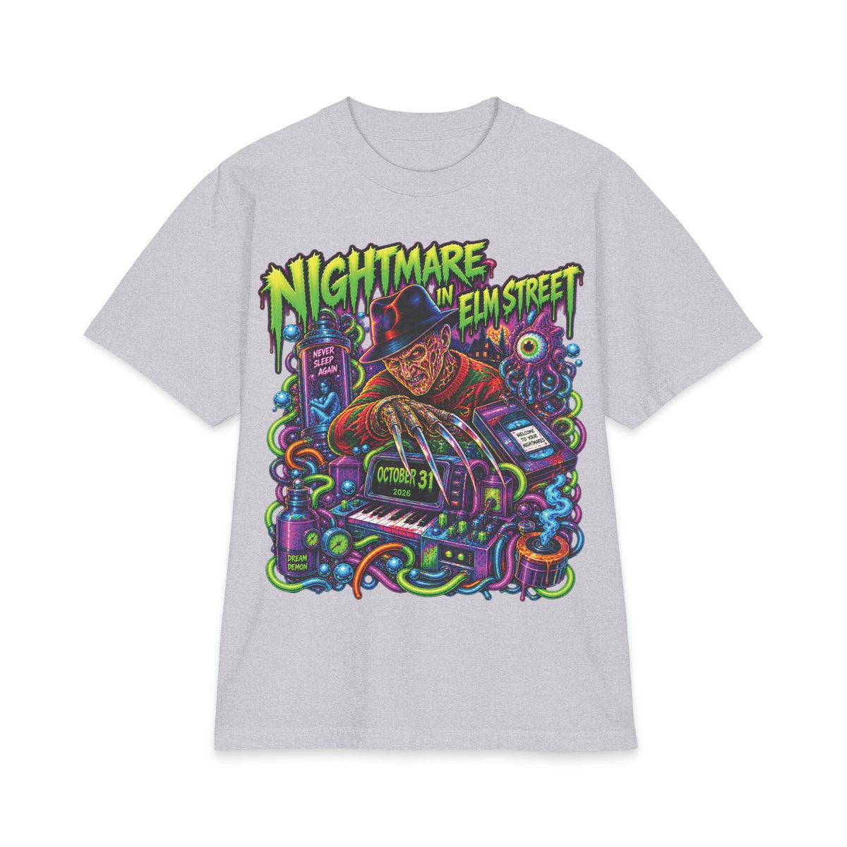 Nightmare on Elm Street Freddy Krueger T-Shirt | Horror Movie Tee