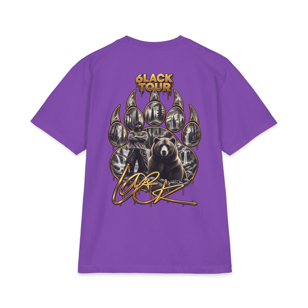 10 Years of 6lack Tour T-Shirt | 6lack Tour Bear Paw Graphic