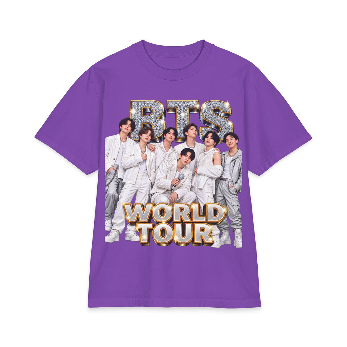 BTS World Tour Band Photo T-Shirt | BTS Style Concert Tee