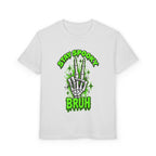 Stay Spooky Bruh T-Shirt | Skeleton Hand Halloween Graphic