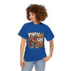 They Not Like Us Turkey Tee | Streetwear Thanksgiving Graphic Shirt