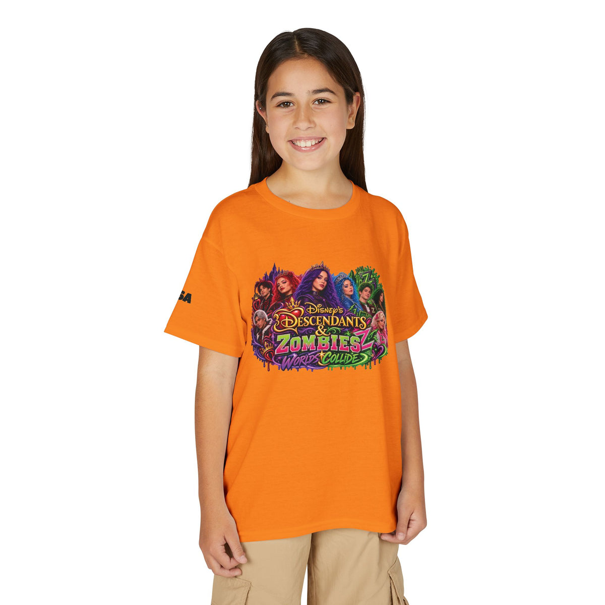 Zombies Characters Youth T-Shirt | Descendants Zombies Design
