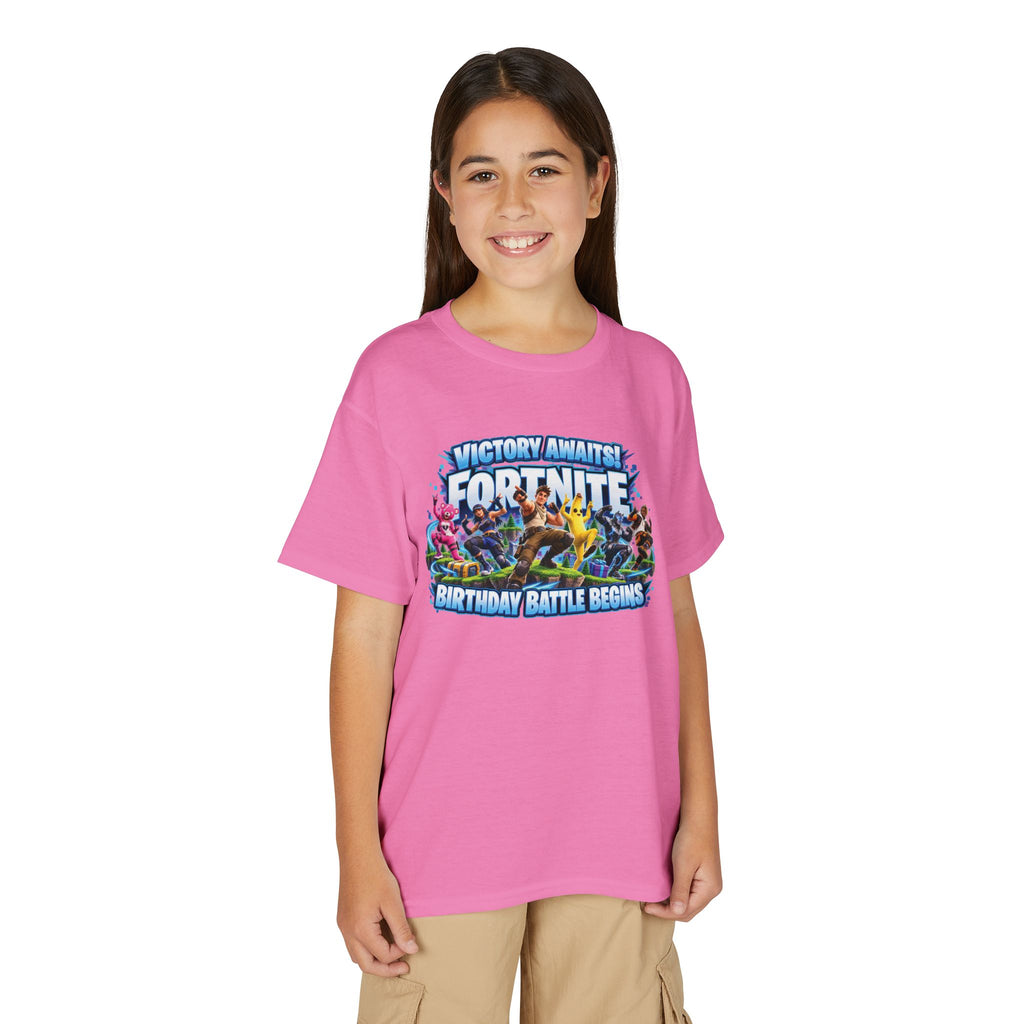Victory Royale Fortnite Birthday Battle Begins Youth T-Shirt