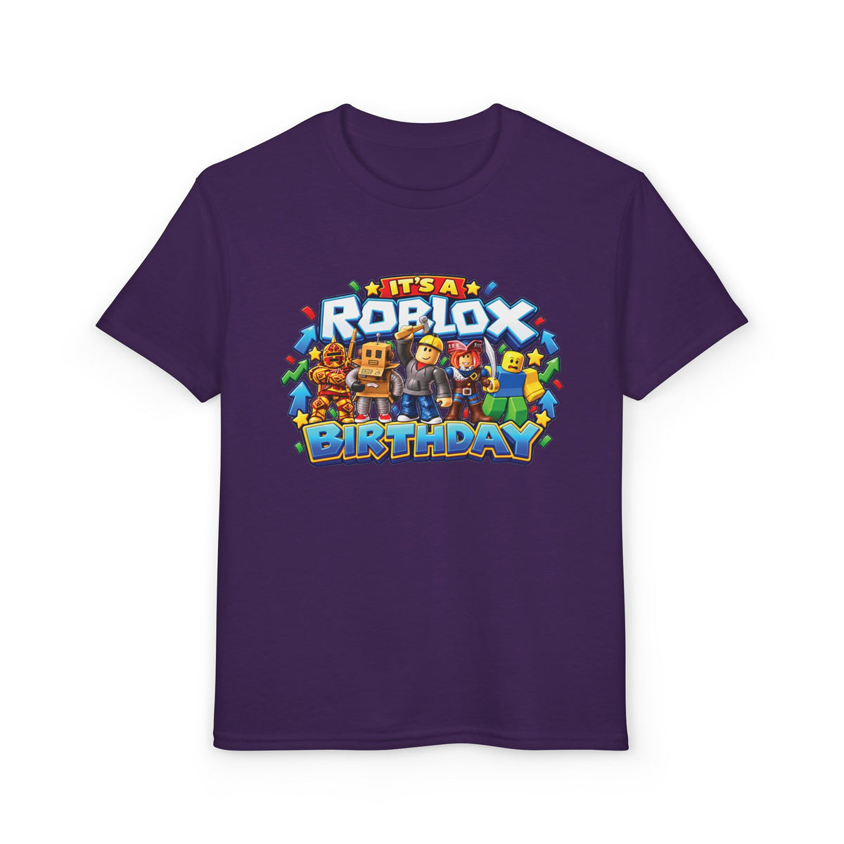 Roblox Birthday Youth T-Shirt – Leveling Up to 8 Gamer Birthday Shirt