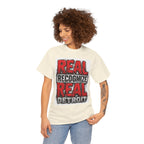 Real Recognize Real Detroit T-Shirt | Detroit Pride Typography Tee