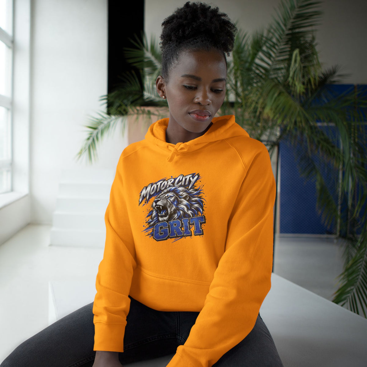 Detroit Michigan Motor City Football Spirit Hoodie