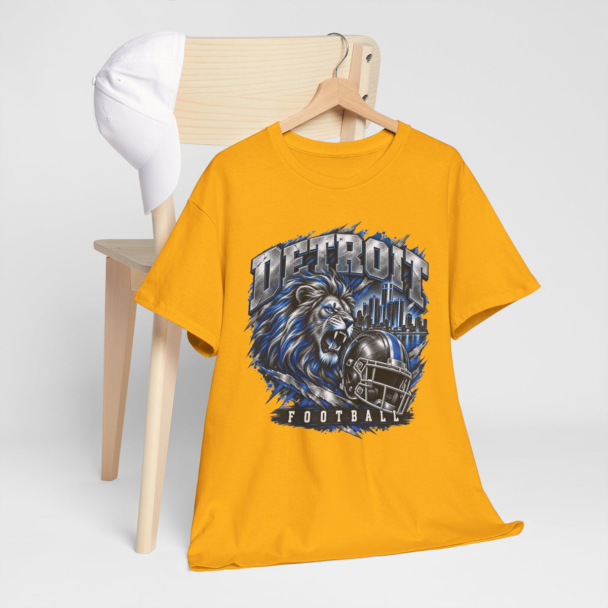 Detroit Football Lion Graphic Tee