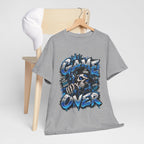 Game Over Skull Gamer T-Shirt | Level Up Graphic Tee