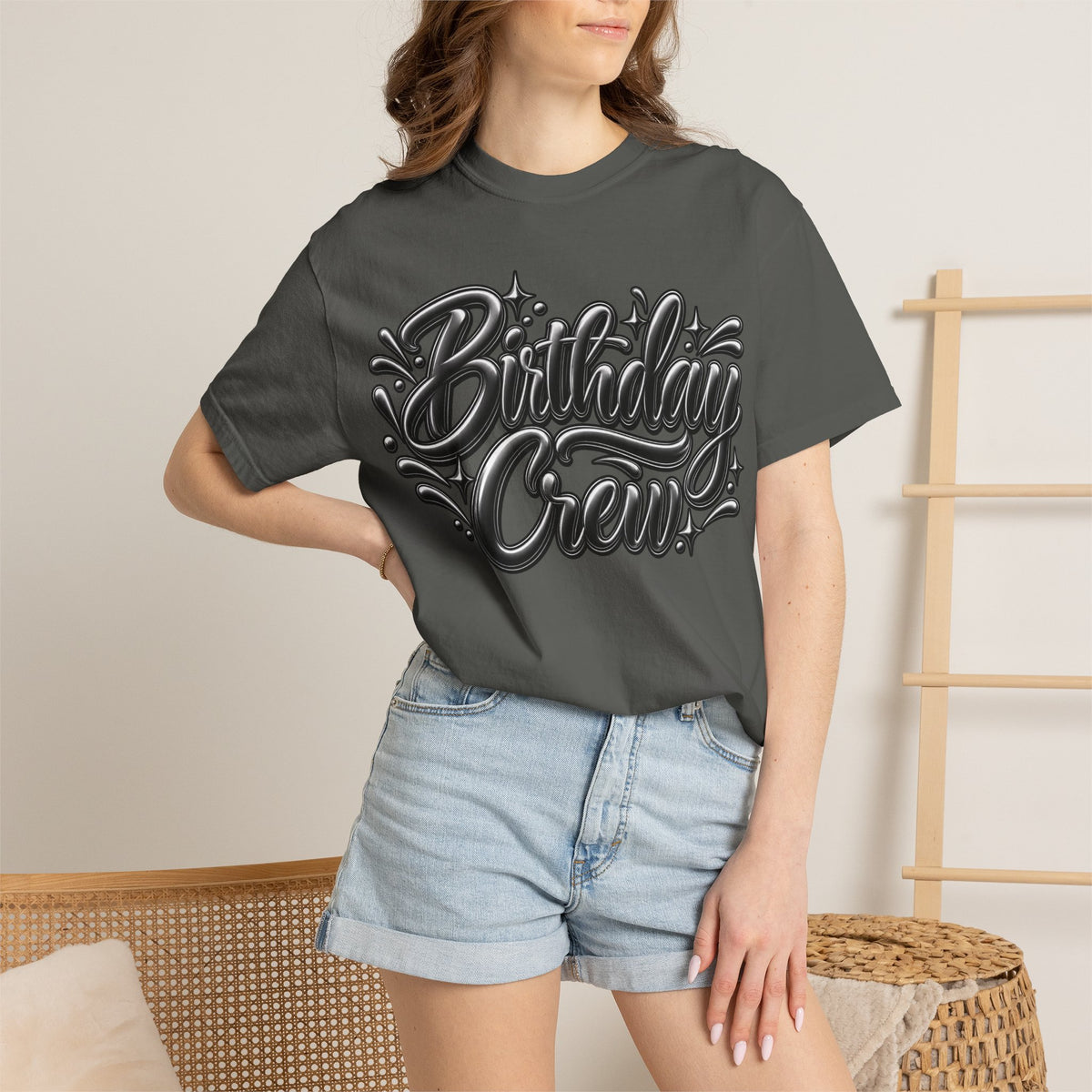 Birthday Crew Graphic T-Shirt