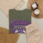 Never Walk Alone Lupus Ribbon Tee | Purple Awareness Ribbon, Support Shirt