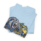 Detroit Michigan Lion Cityscape Graphic T-Shirt