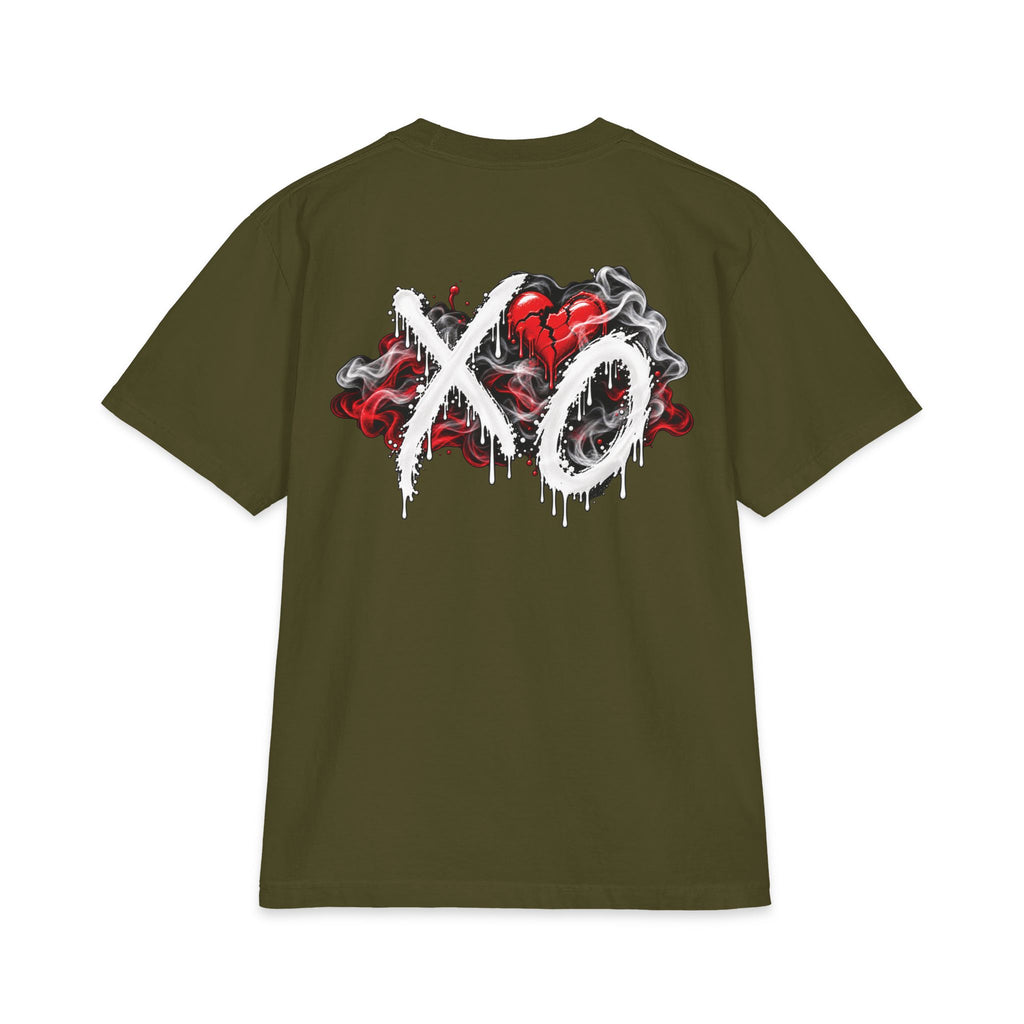 XO Heart Graphic T-Shirt | Weeknd Style Music Portrait Tee