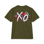 XO Heart Graphic T-Shirt | Weeknd Style Music Portrait Tee
