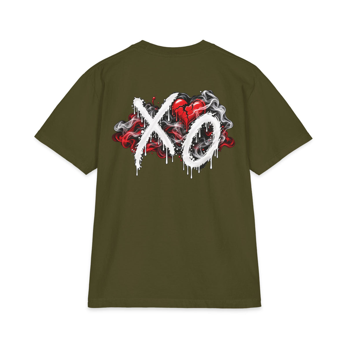 XO Heart Graphic T-Shirt | Weeknd Style Music Portrait Tee