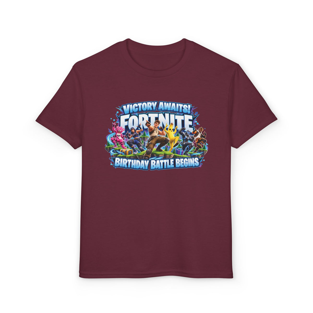 Victory Royale Fortnite Birthday Battle Begins Youth T-Shirt